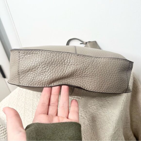 Banana Republic Taupe Italian Leather Hobo/Crossbody BAG - Picture 7 of 11